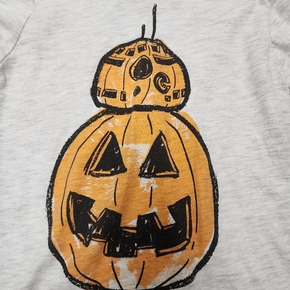 Star Wars BB-8 Pumpkin Halloween Shirt - Picture 2 of 4